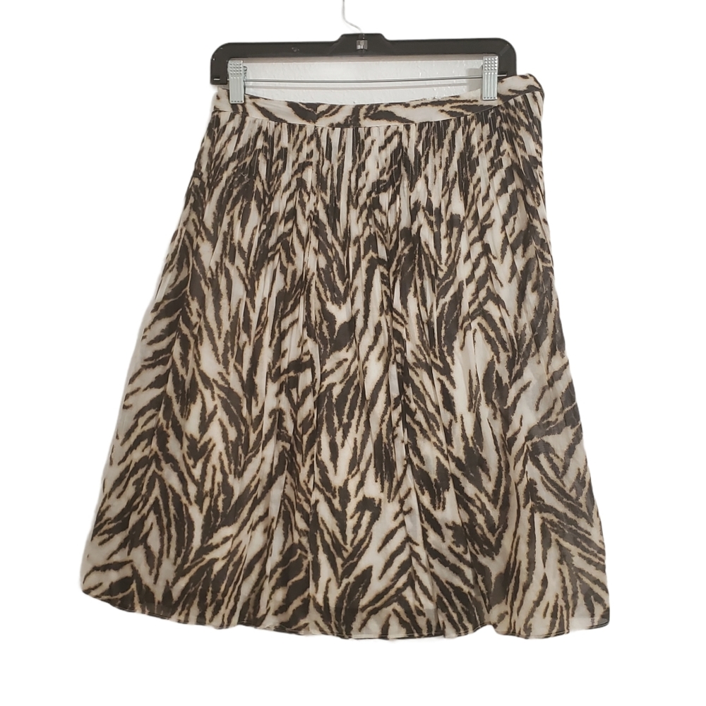 Talbots Petite Size 6 Leopard Print Skirt